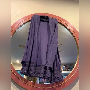 Open long sleeve cardigan